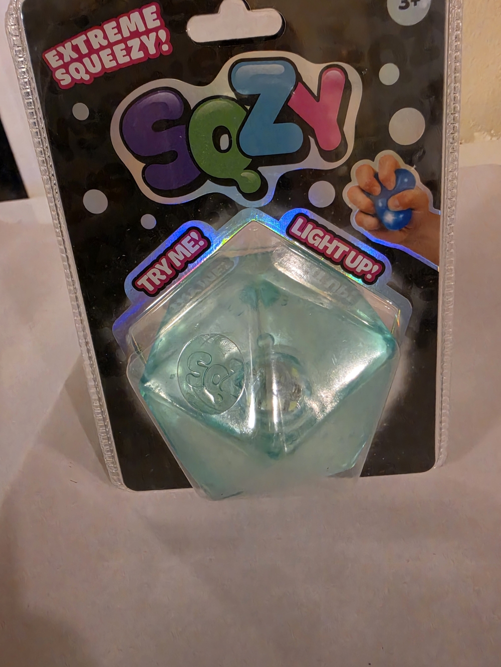 Light-Up Squeeze Squishy Teal